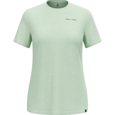 Odlo Dames Odlo X Pow Merino Tencel T-shirt (Maat S, Groen)