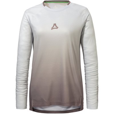 Schöffel Femme T-shirt long Style Koitere (taille L, Gris)