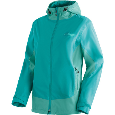 Maier Sports Dames Brocken Jas (Maat XS, Turquoise)