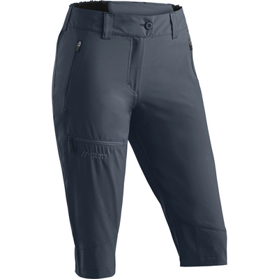 Maier Sports Dames Lulaka Capri Loop Korte broek (Maat 3XL, Blauw)
