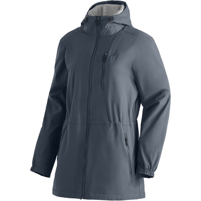 Maier Sports Dames Arora Loop Parka (Maat XL, Blauw)