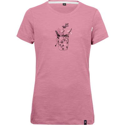 Chillaz Kinderen Gandia Chalkbag Flower T-shirt (Maat 164, licht roze)