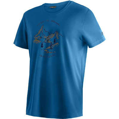 Maier sports Heren Dieter Print T-shirt