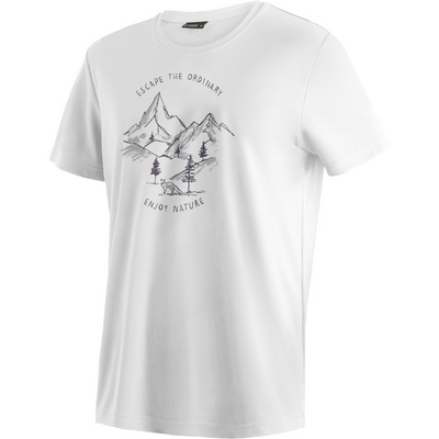 Maier sports Heren Dieter Print T-shirt
