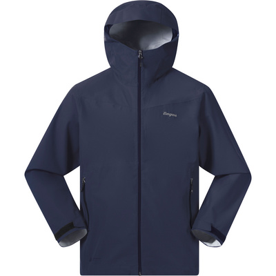 Bergans Heren Essentials Rainshell 2.5L Jas (Maat L, Blauw)