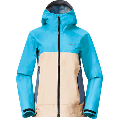 Bergans Dames Vaagaa 3L Shell Jas (Maat S, Blauw)
