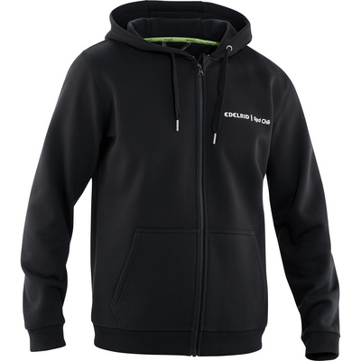 Edelrid Branding Zip Hoodie (Maat L, Zwart)