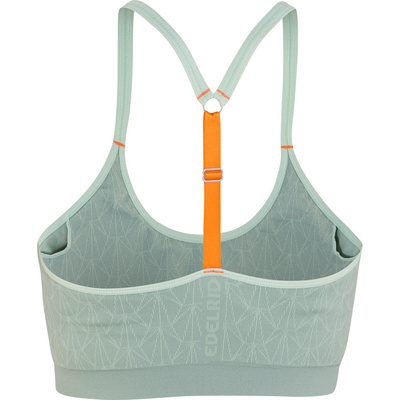 Edelrid Dames Beta Sport BH (Maat L , Grijs)