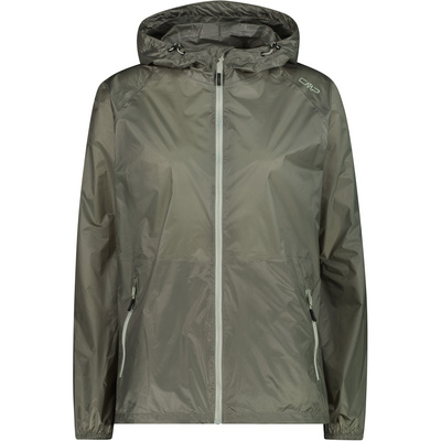 CMP Dames Rain Hoodie Jas (Maat XXS, Olijf)