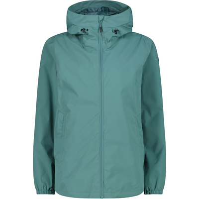 CMP Dames Hoodie Jas (Maat L, Turquoise)