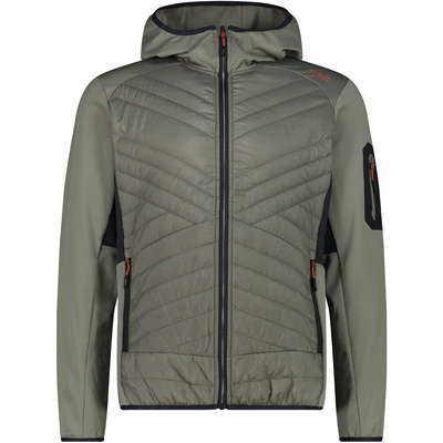 CMP Heren Hybrid Hoodie Jas (Maat XXL, Beige)