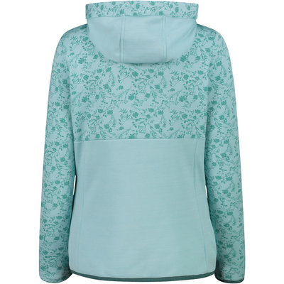 CMP Dames Hoodie Jas (Maat XL, Turquoise)