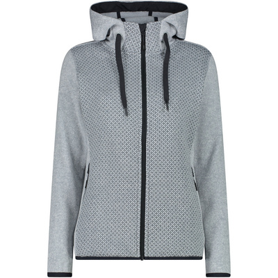 CMP Dames Hoodie Jas (Maat 3XL, Grijs)