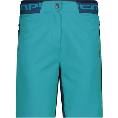 CMP Dames Fietsbroek (Maat XXL, Blauw)