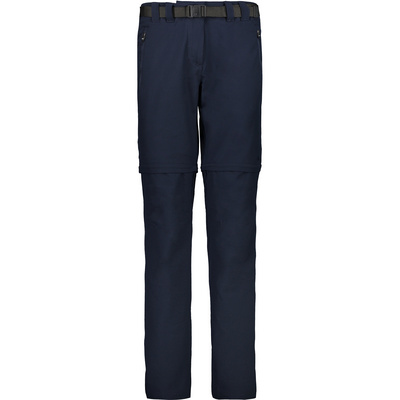 CMP Dames Zip Off Broek (Maat 4XL, Blauw)