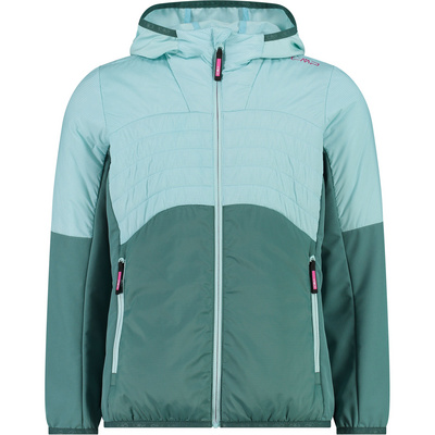 CMP Kinderen Hybrid Hoodie Jas (Maat 110, Blauw)