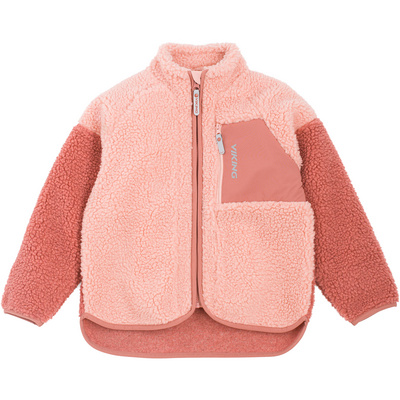 Viking Kinderen Playtime Pile Jas (Maat 134, licht roze)