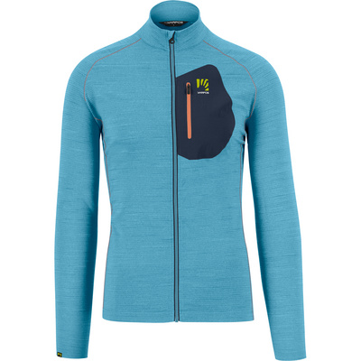 Karpos Heren Pomedes Tech Fleece Jas (Maat S, Blauw)