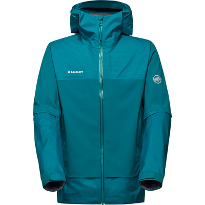 Mammut Heren Ducan Guide HS Jas (Maat XXL, Turquoise)