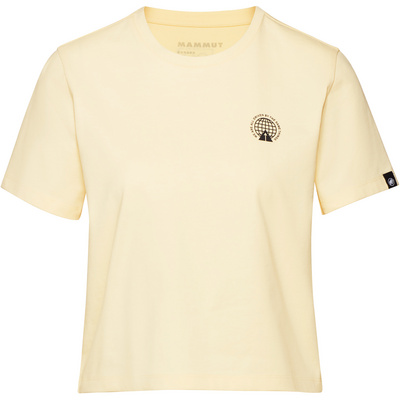 Mammut Dames Massone Emblems Cropped T-shirt (Maat M, Wit)