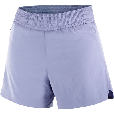 Salomon Dames SHKout Core 2in1 4 Korte broek (Maat XS, Blauw)
