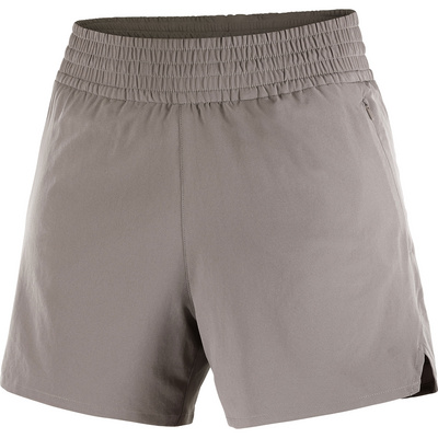 Salomon Dames SHKout Core 2in1 4 Korte broek (Maat XS, Beige)
