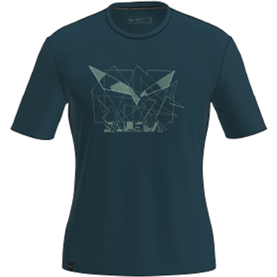 Salewa Heren Eagle Geometric T-shirt