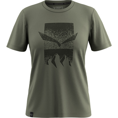 Salewa Dames Eagle 3Cime T-shirt (Maat S, Groen)