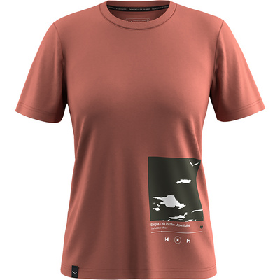 Salewa Dames Eagle Cover T-shirt (Maat XL, Rood)