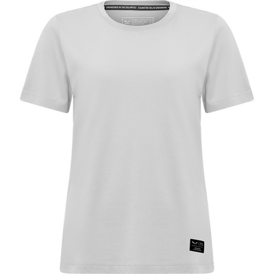 Salewa Dames Eagle Logo Patch T-shirt (Maat XS, Wit)