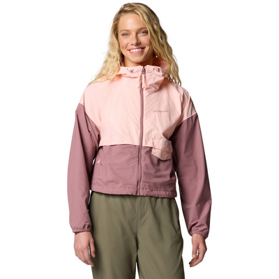Columbia Dames Spire Valley Cropped Jas (Maat XL, licht roze)