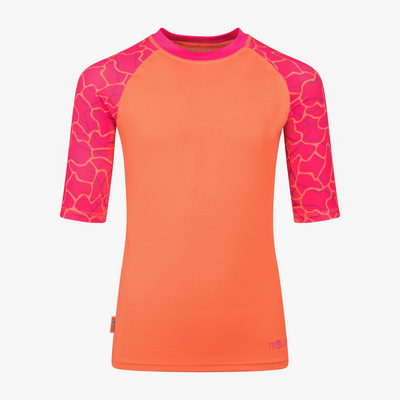 Trollkids Kinderen Haukland Swim T-shirt (Maat 140, Roze)