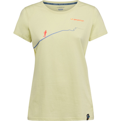 La Sportiva Dames Trail T-shirt (Maat S, Geel)