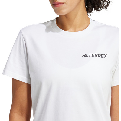 adidas Terrex Dames Mountain T-shirt (Maat XS, Wit)