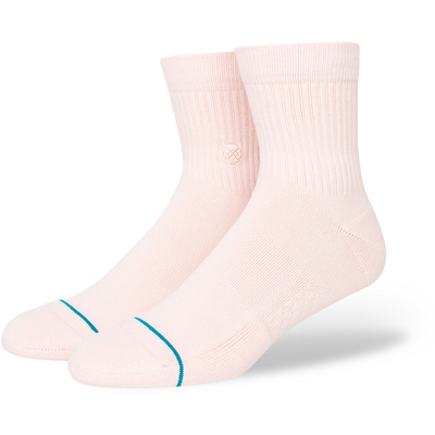 Stance Icon Quarter Sokken (Maat 43 , licht roze)
