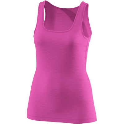 Löffler Femme Débardeur Singlet Merino Light (taille XL, Rose vif)