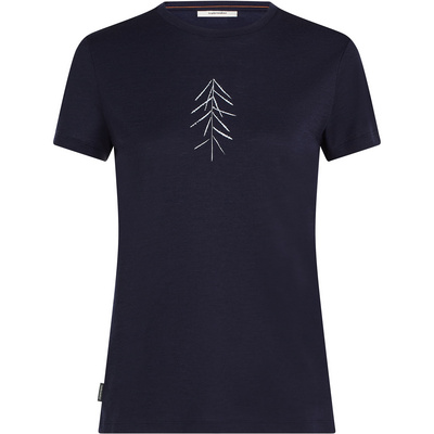 Icebreaker Dames Merino 150 Tech Lite Lancewood T-shirt (Maat M, Blauw)