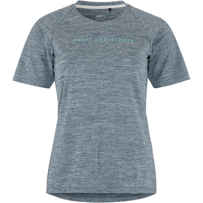 Craft Dames Adv Gravel T-shirt (Maat XL, Blauw)
