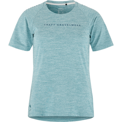 Craft Dames Adv Gravel T-shirt (Maat S, Blauw)