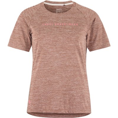 Craft Dames Adv Gravel T-shirt (Maat S, Rood)