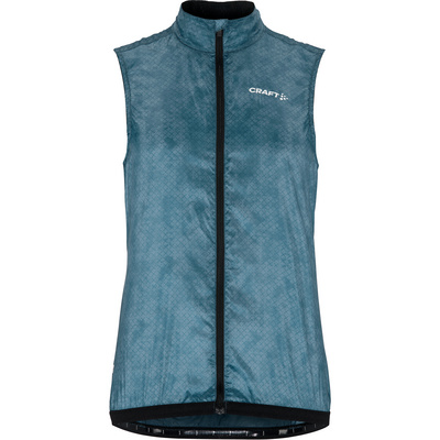Craft Dames Pro Gravel Wind Bodywarmer (Maat M, Blauw)
