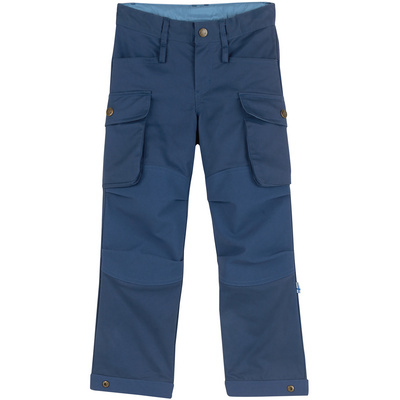 Finkid Kinderen Koski Canvas Broek (Maat 92 , Blauw)
