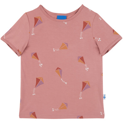 Finkid Kinderen Ilta Sun T-shirt (Maat 104 , Oranje)