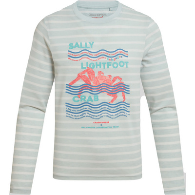 Craghoppers Kinderen Nosilife Cruz Longsleeve (Maat 116, Blauw)