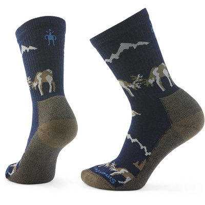 Smartwool Dames Everyday Horns Clash Crew Sokken (Maat 38 , Blauw)
