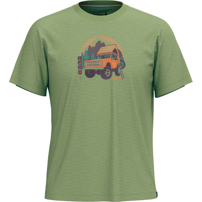 Smartwool Heren Long Weekend Graphic T-shirt (Maat L, Groen)