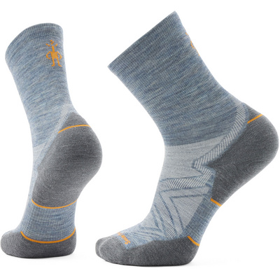 SmartWool Heren Run Targeted Cushion Mid Crew Sokken