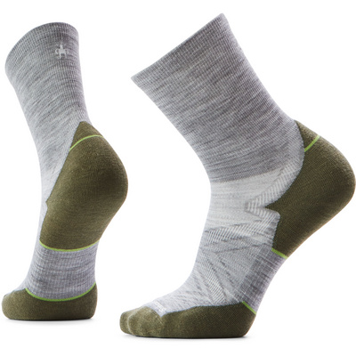 SmartWool Heren Run Targeted Cushion Mid Crew Sokken