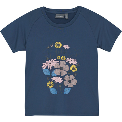 Color Kids Kinderen Print T-shirt (Maat 128, Blauw)