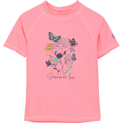 Color Kids Kinderen Print UV T-shirt (Maat 140, licht roze)